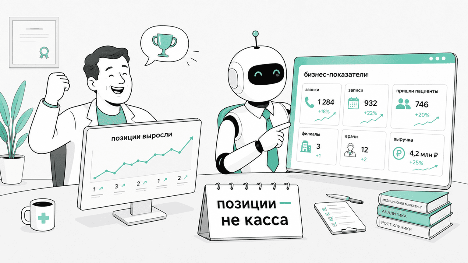 Аналитика SEO для медицинского сайта