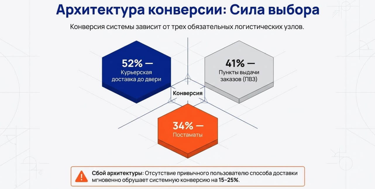 Доставка и конверсия