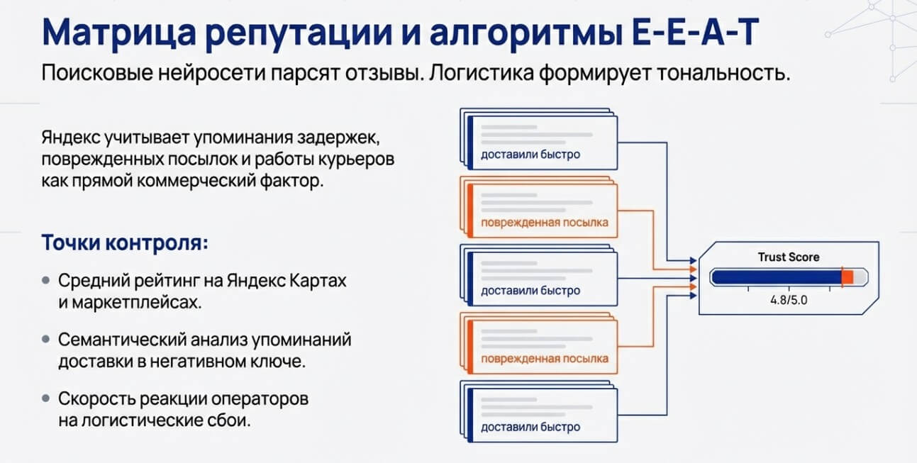Матрица репутации и алгоритмы E-E-A-T