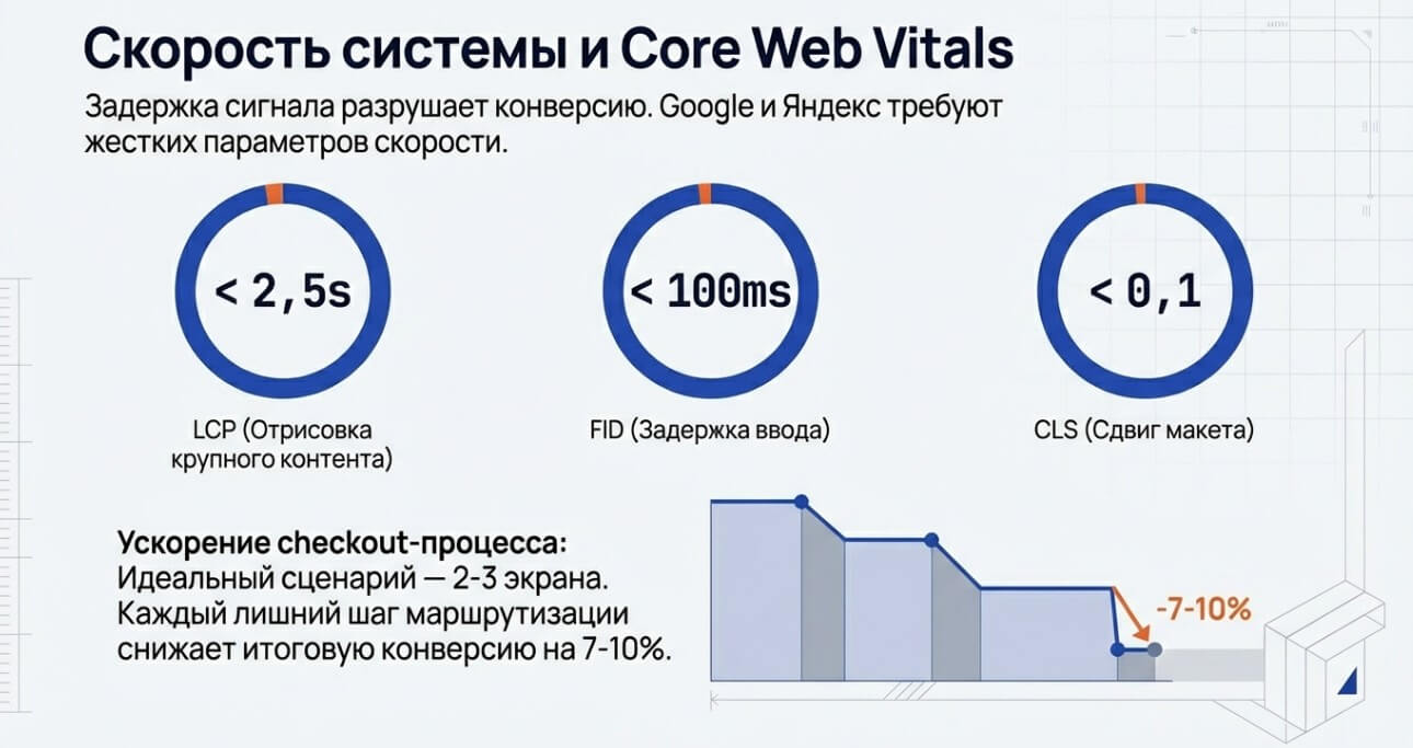 Скорость системы и Core Web Vitals