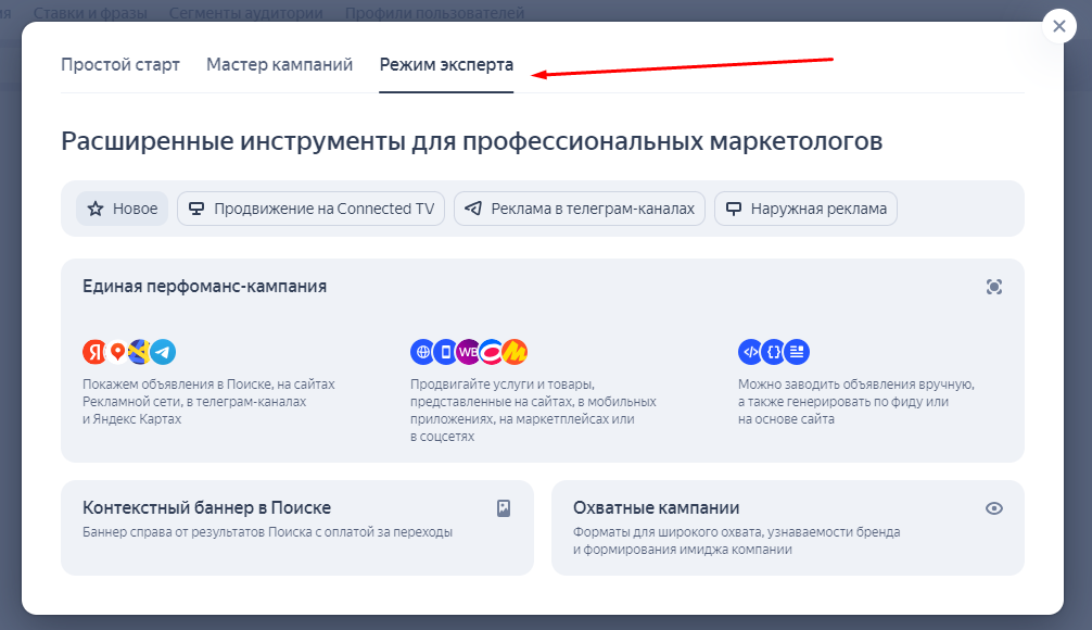 Режим эксперта