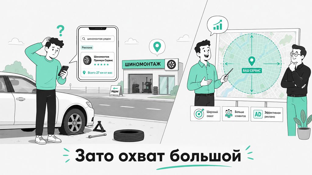 Геотаргетинг — радиус имеет значение