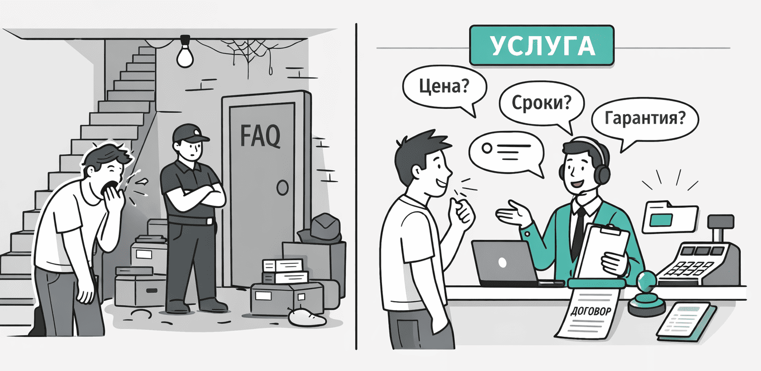 FAQ-блок на сайте