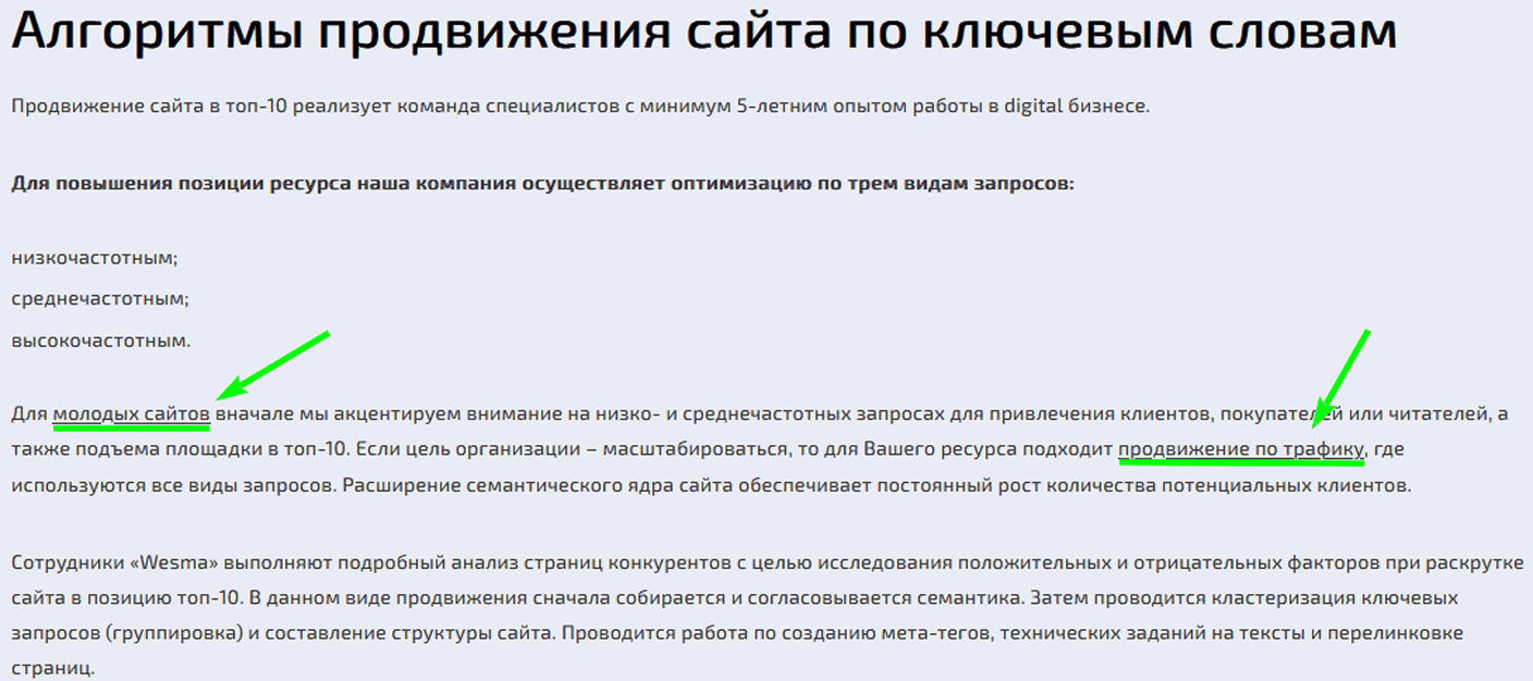 Контекстная перелинковка